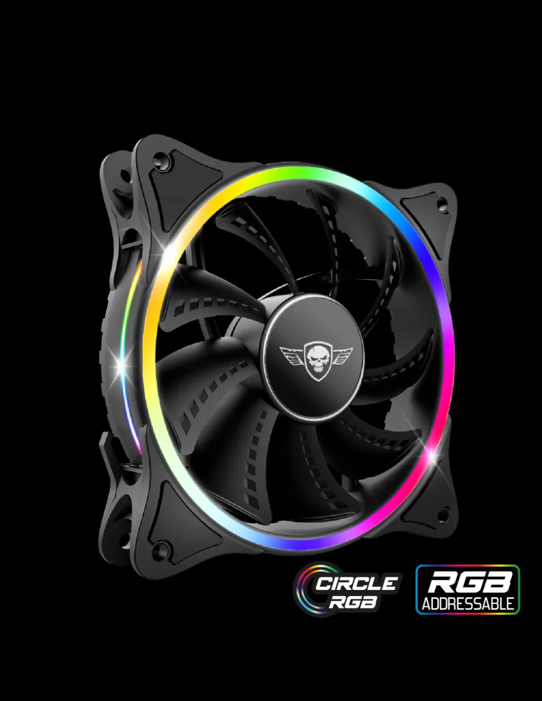 Spirit of Gamer Ventilateurs Boitiers^Airforce Circle Rgb