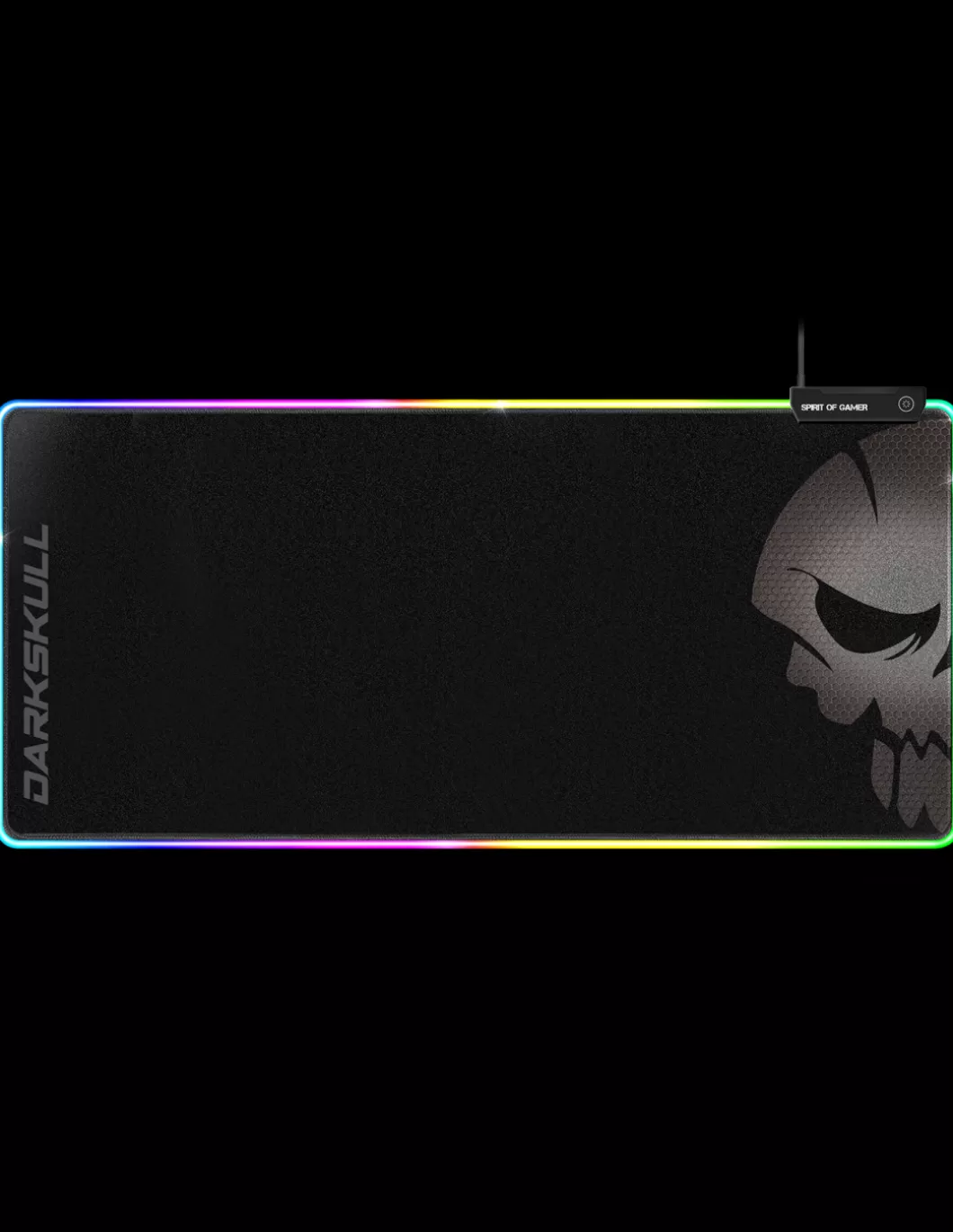 Spirit of Gamer Tapis De Souris^Darkskull Hub Rgb - Xxxl