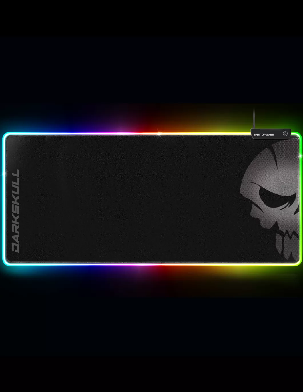 Spirit of Gamer Tapis De Souris^Darkskull Hub Rgb - Xxxl