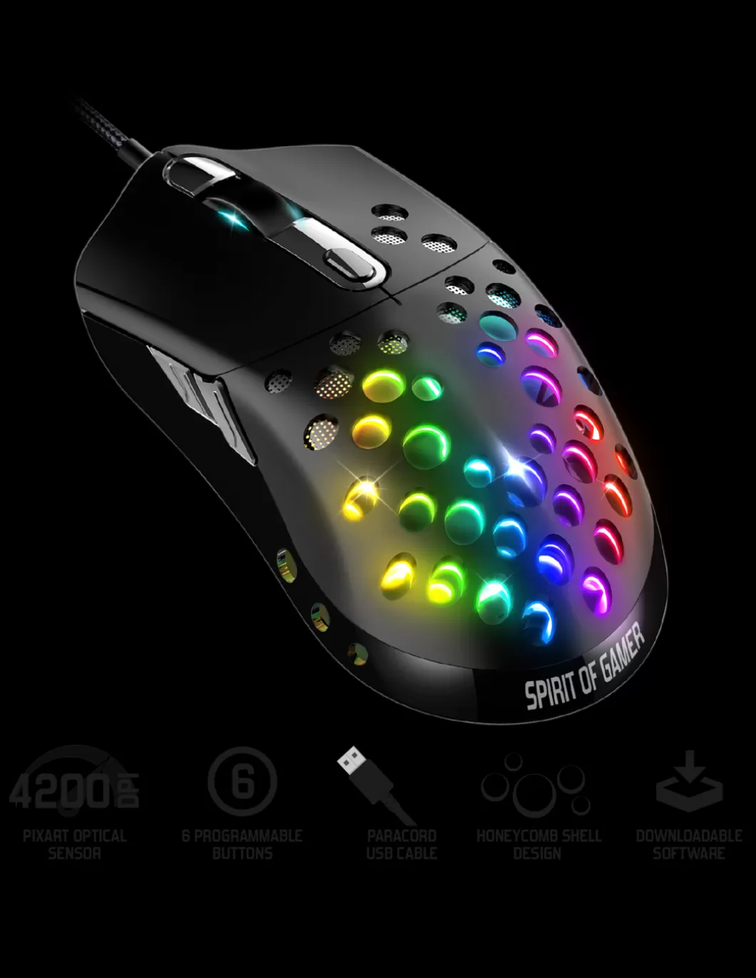 Spirit of Gamer Souris^Elite-M80