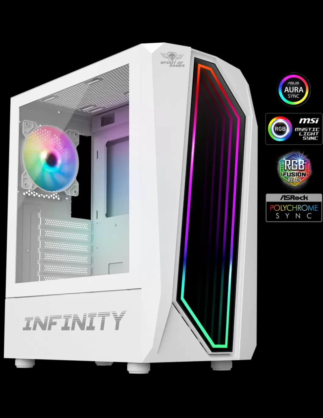 Spirit of Gamer Boitiers^Infinity Artic