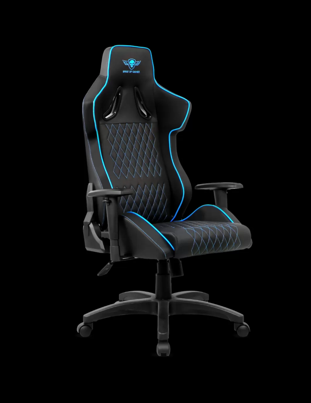 Spirit of Gamer Chaises^Neon Blue