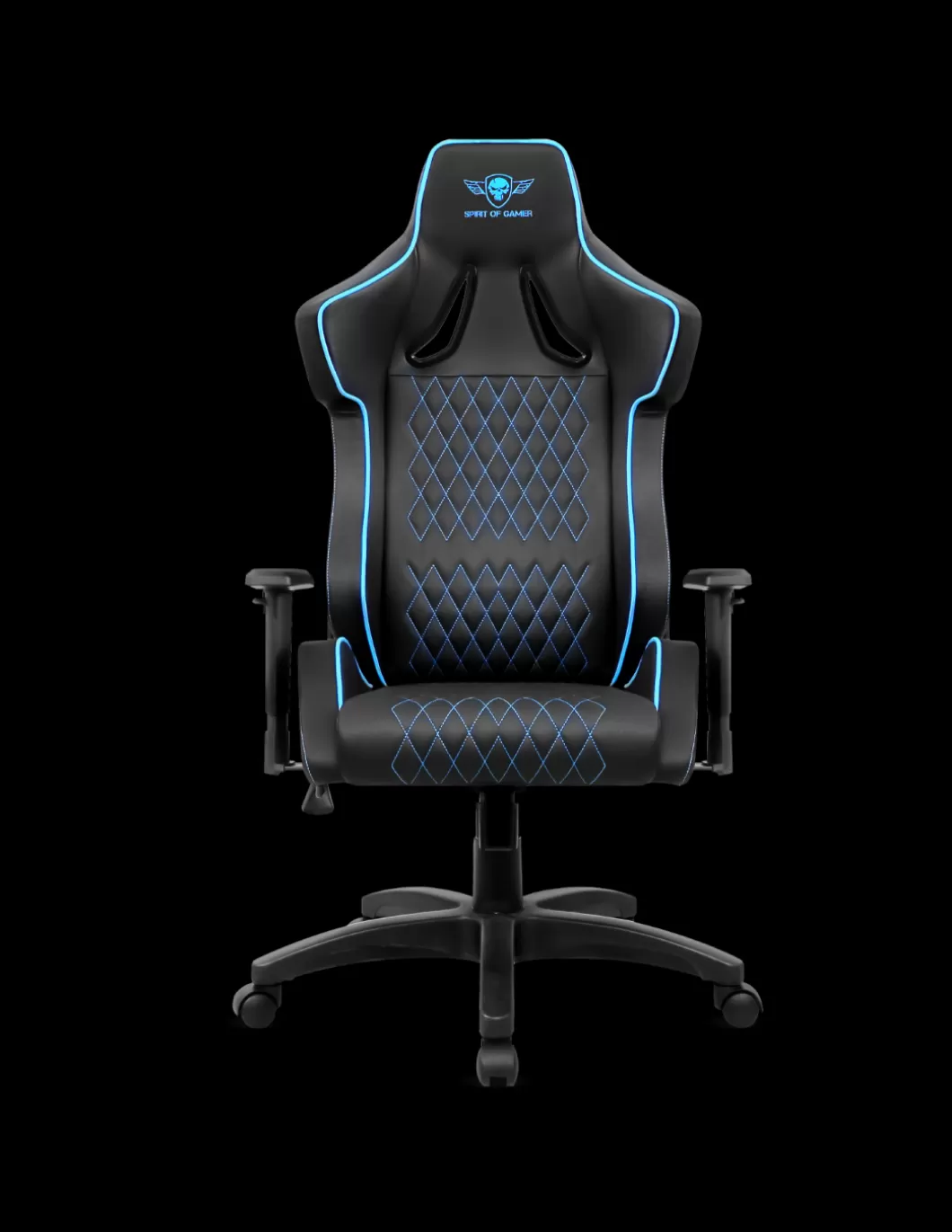 Spirit of Gamer Chaises^Neon Blue