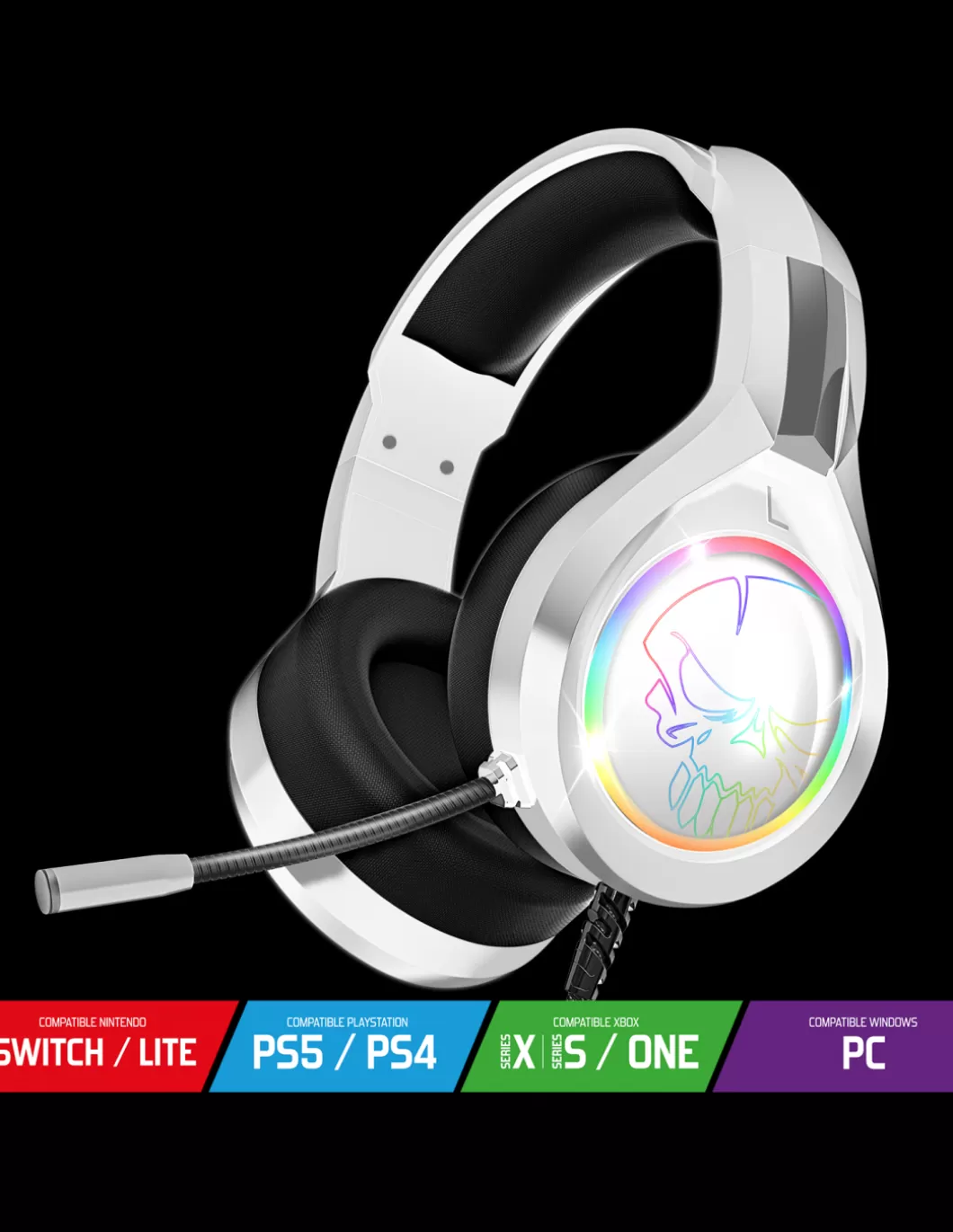 Spirit of Gamer Casques^Pro-H8 Artic